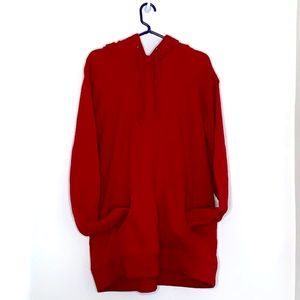 Goodfellow & Co Red Hooded Sweatshirt-XXL
